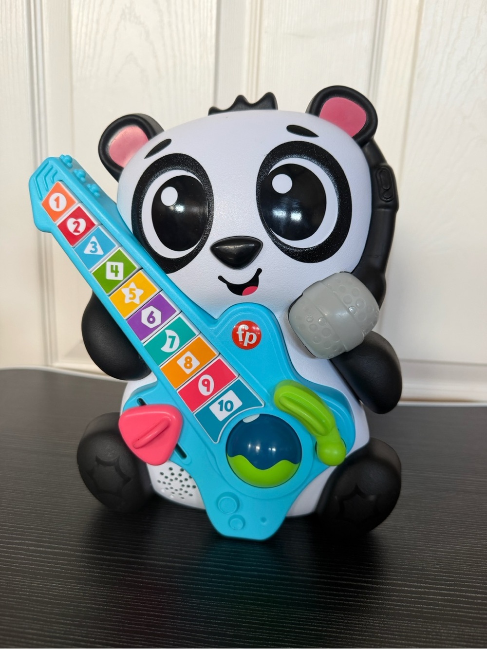 Fisher-Price Baby Learning Toy Link Squad Jam & Count Panda with Music & Lights